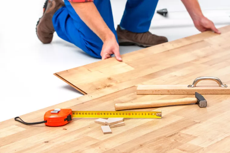 Parquet contrecollé sur carrelage chauffant, Draguignan, Anthony Esteves